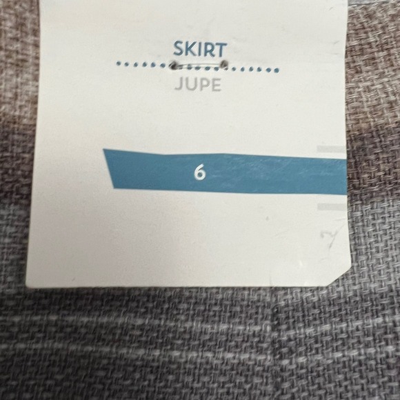 Old‎ Navy Striped Basketweave Mini Skirt Gray Beige Black Multicolor Women's  6 - Picture 6 of 12